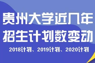 贵州大学专升本招生计划数历年变动汇总