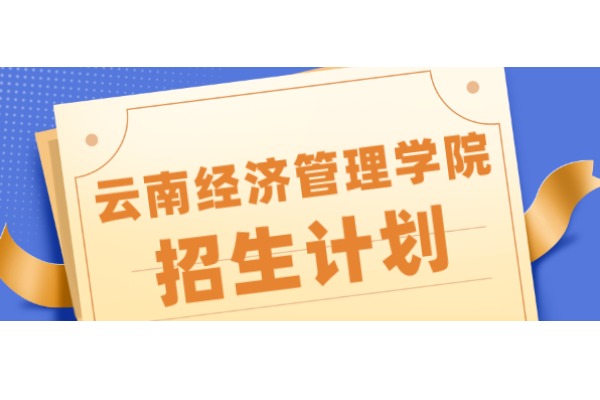 2021年云南经济管理学院招生计划