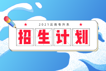 云南省2021年德宏州及滯留瑞麗市考生專升本招生計(jì)劃