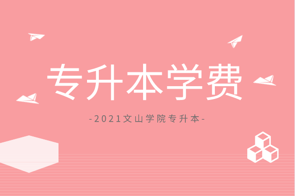 2021年文山学院专升本学费汇总