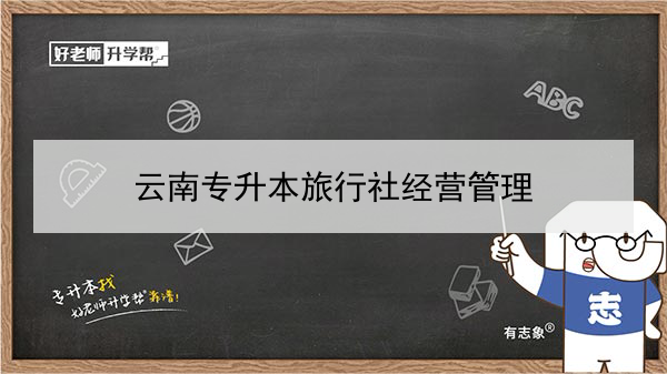 2022年云南專升本旅游社經營管理可以報考哪些學校和專業(yè)?