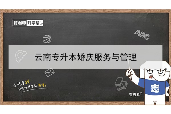 2022年云南专升本婚庆服务与管理可以报考哪些本科学校及专业?