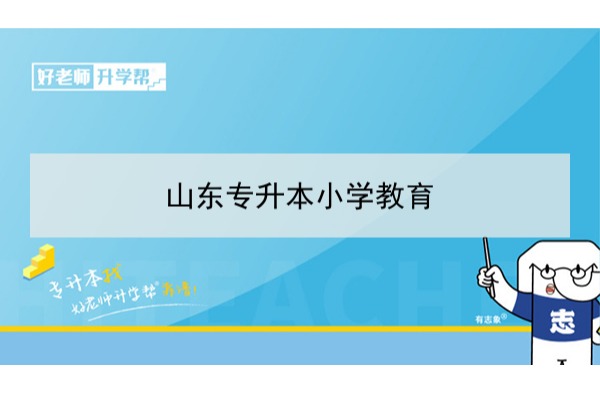 2021年山东小学教育专升本可以报考哪些本科学校及专业？