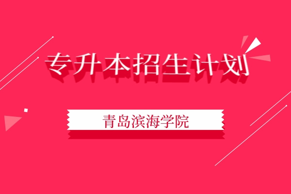 2022年青岛滨海学院退役大学生士兵考生专升本招生计划