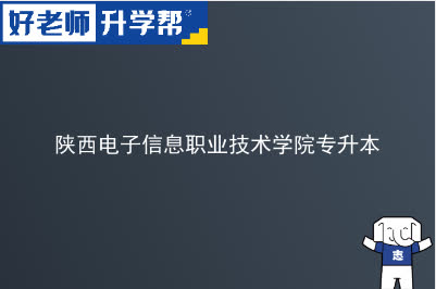 陕西电子信息职业技术学院专升本