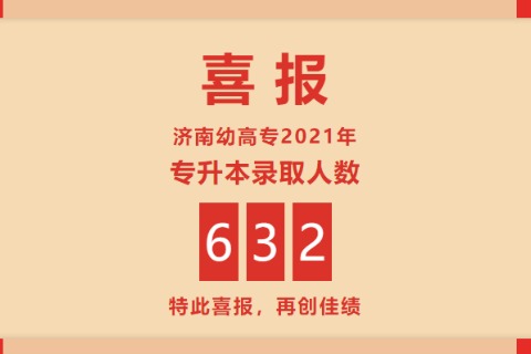 2021年济南幼儿师范高等专科学校专升本录取人数