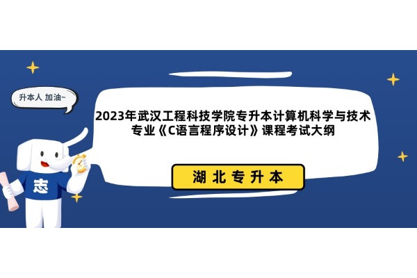2023年武汉工程科技学院专升本计算机科学与技术专业《C语言程序设计》课程考试大纲