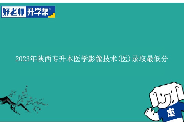 2023年陕西专升本医学影像技术(医)录取最低分