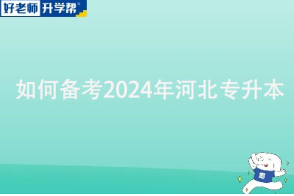 如何備考2024年河北專升本？