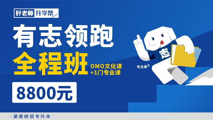 有志領(lǐng)跑全程班（OMO文化課+1門專業(yè)課）--湖南分校