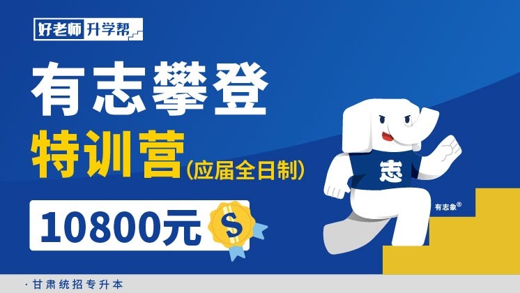 有志攀登特訓(xùn)營（應(yīng)屆全日制）（2024） --甘肅分校