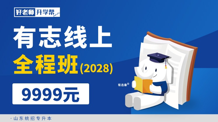 有志线上全程班（2028）--山东分校
