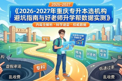 2026-2027年重庆专升本选机构避坑指南与好老师升学帮数据实测