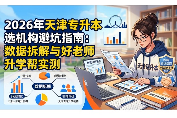 2026年天津专升本选机构避坑指南：数据拆解与好老师升学帮实测