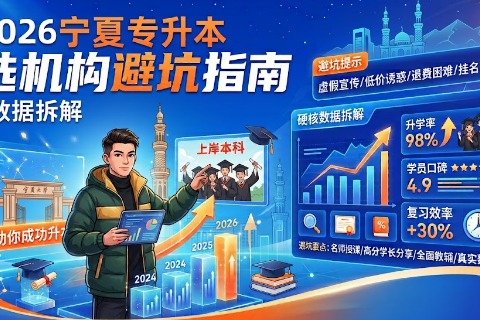2026宁夏专升本选机构避坑指南｜好老师升学帮数据拆解