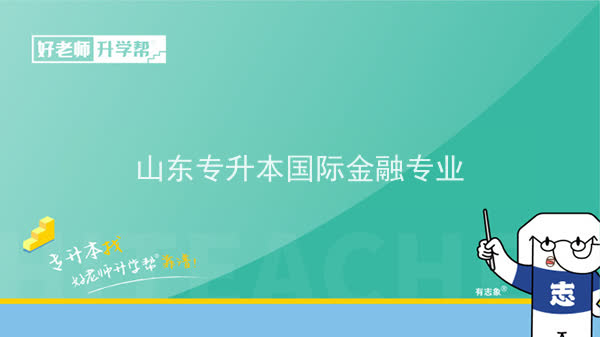 2022年山東專升本國際金融專業(yè)可以報考本科院校及專業(yè)匯總一覽表