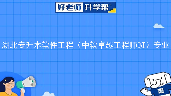 2022年湖北软件工程（中软卓越工程师班）专升本录取率