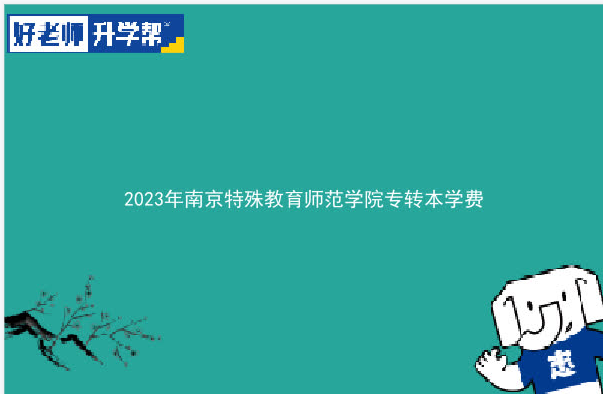2023年南京特殊教育师范学院专转本学费