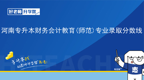 2024年河南专升本财务会计教育(师范)专业录取分数线