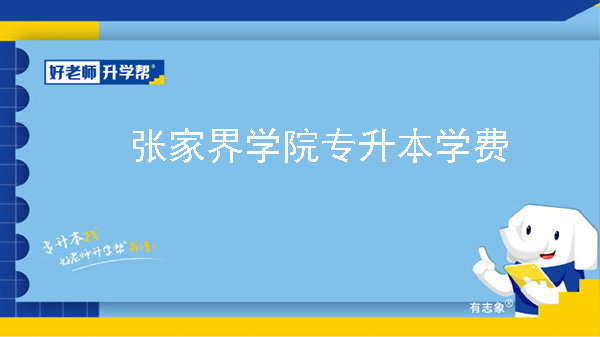 2025年张家界学院专升本学费一年多少钱？